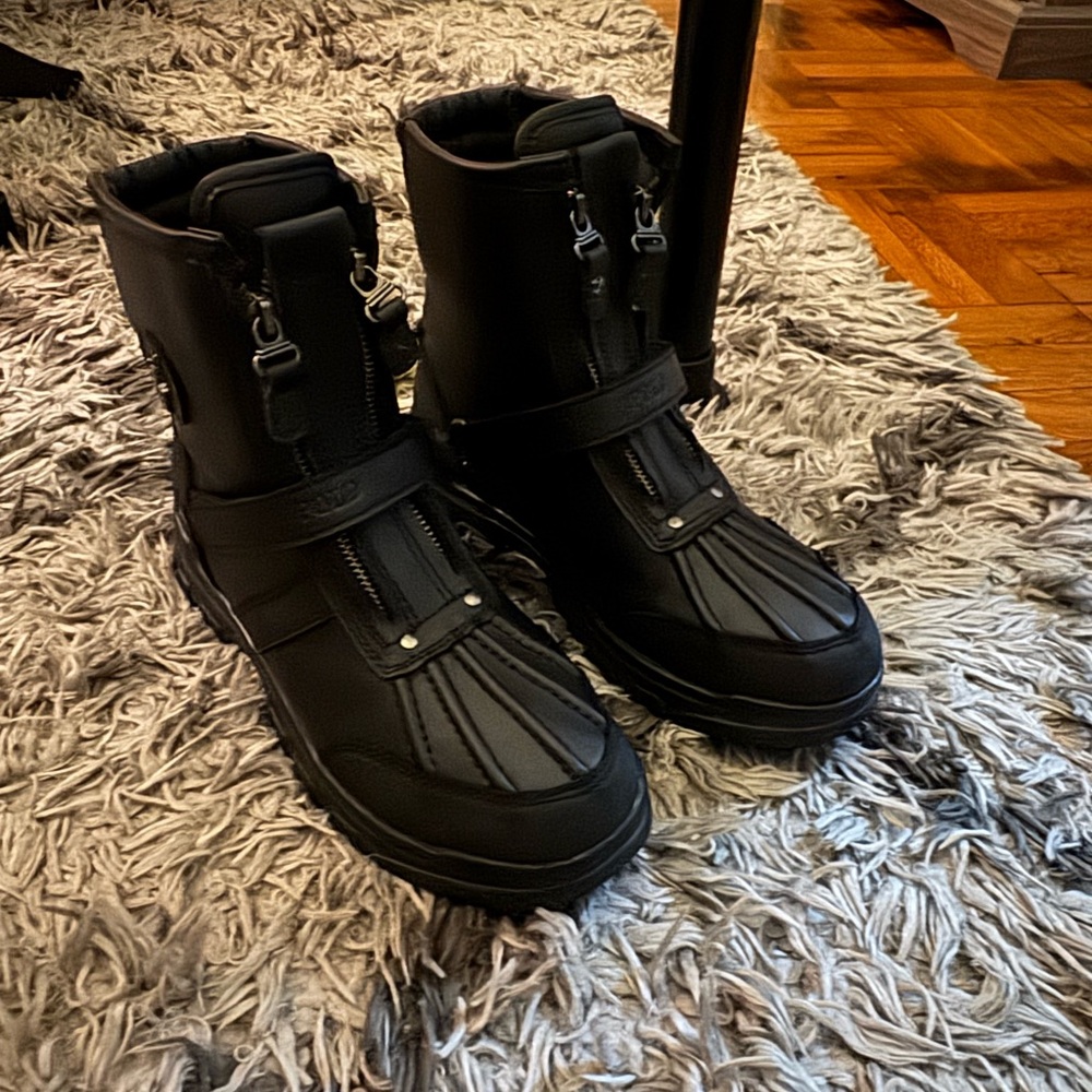 Polo by Ralph Lauren Black Kids Snow Boots